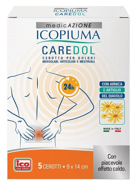 ICOPIUMA CAREDOL CEROTTO DOL RETTANGOLARE 5 PEZZI - Farmaspeed