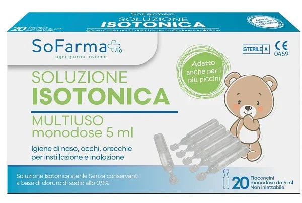 SOLUZIONE SALINA 0,9% 20 FLACONI 5 ML SOFARMAPIU' - Farmaspeed