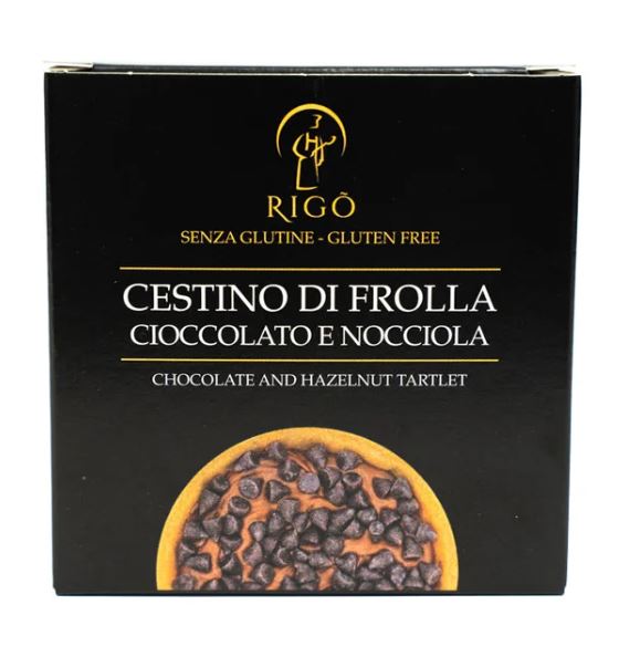 RIGO' CESTINO FROLLA CIOCCOLATO E NOCCIOLA 60 G
