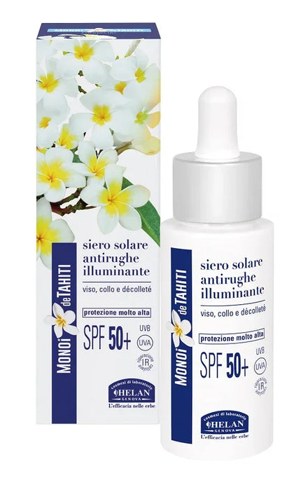 MONOI DE TAHITI MITI SIERO SOLARE ILLUMINANTE ANTIRUGHE SPF50+ 30 ML - Farmaspeed