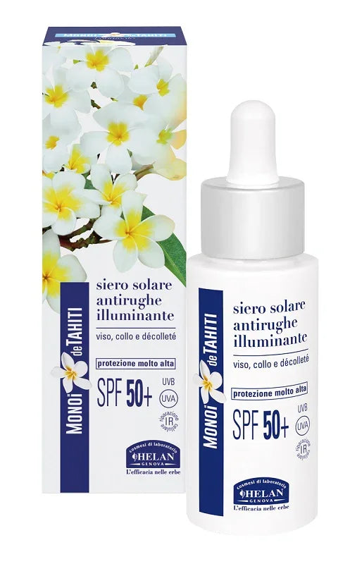 MONOI DE TAHITI MITI SIERO SOLARE ILLUMINANTE ANTIRUGHE SPF50+ 30 ML - Farmaspeed