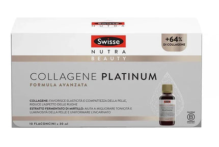 SWISSE COLLAGENE PLATINUM 10 FLACONCINI DA 30 ML - Farmaspeed