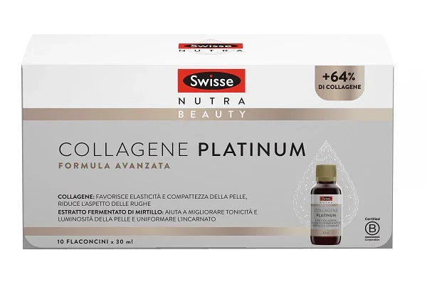 SWISSE COLLAGENE PLATINUM 10 FLACONCINI DA 30 ML - Farmaspeed