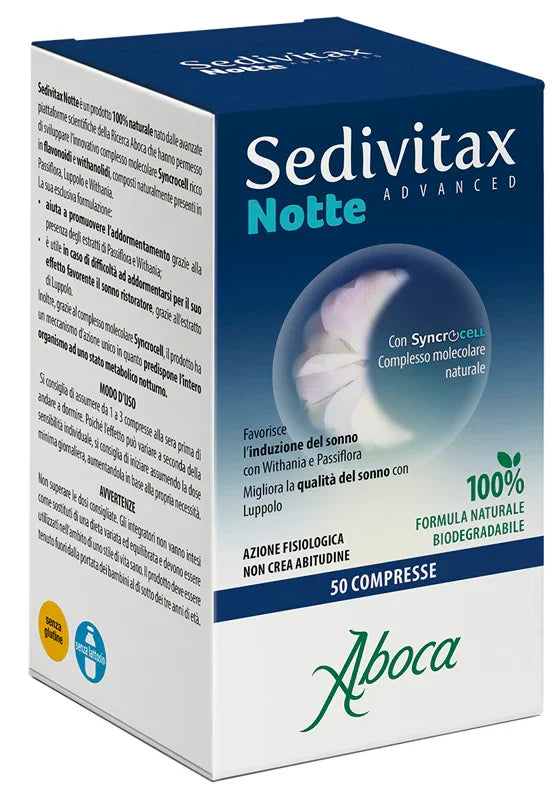 SEDIVITAX NOTTE ADVANCED 50 COMPRESSE - Farmaspeed