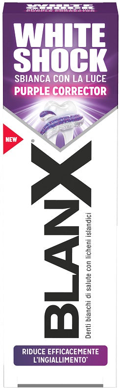 BLANX WHITE SHOCK PURPLE CORRECTOR TOOTHPASTE 75 ML