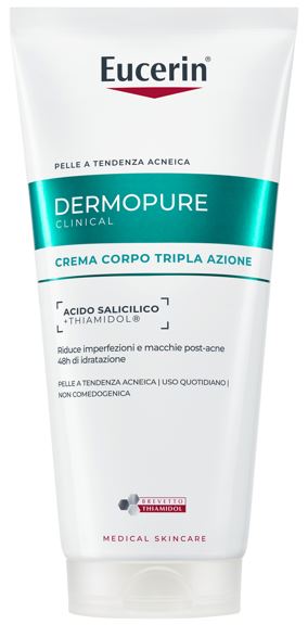 EUCERIN DERMOPURE CLINICAL CREMA CORPO TRIPLA AZIONE 200 ML