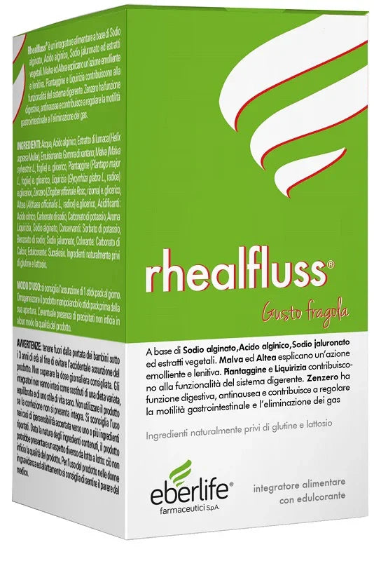 RHEALFLUSS FRAGOLA 20 STICKPACK DA 10 ML - Farmaspeed