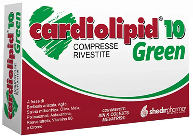 CARDIOLIPID 10 GREEN 30 COMPRESSE RIVESTITE - Farmaspeed