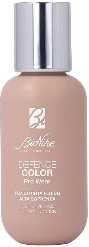 DEFENCE COLOR PRO WEAR FONDOTINTA FLUIDO ALTA COPRENZA N6 CINNAMON 50 ML - Farmaspeed