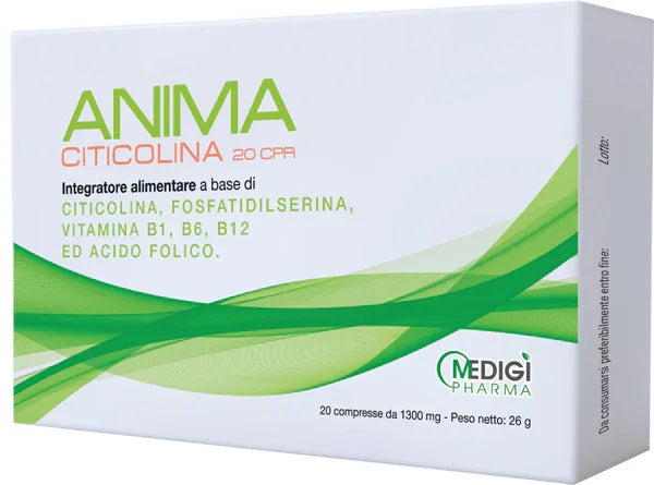 ANIMA CITICOLINA 20 COMPRESSE - Farmaspeed