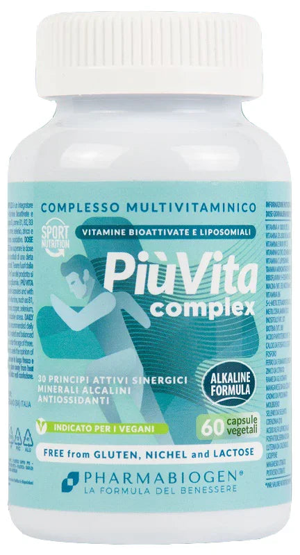 PIU' VITA COMPLEX 60 CAPSULE - Farmaspeed