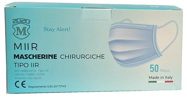 MIIR BLUE SURGICAL MASK 50 PIECES