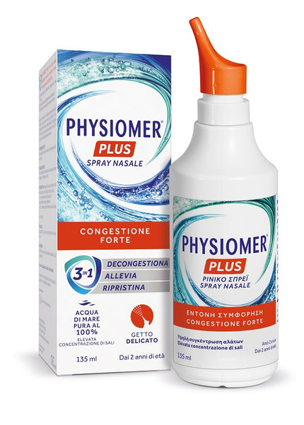 SPRAY NASALE PHYSIOMER PLUS GETTO DELICATO 135 ML