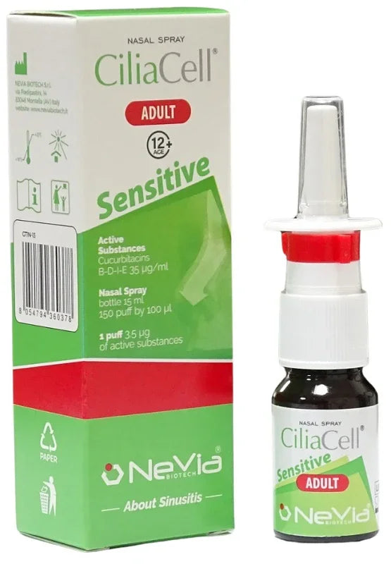 CILIACELL NASAL SPRAY ADULT SENSITIVE 15 ML - Farmaspeed