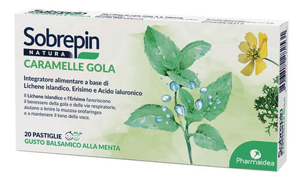 SOBREPIN NATURA CARAMELLE GOLA 20 PASTIGLIE