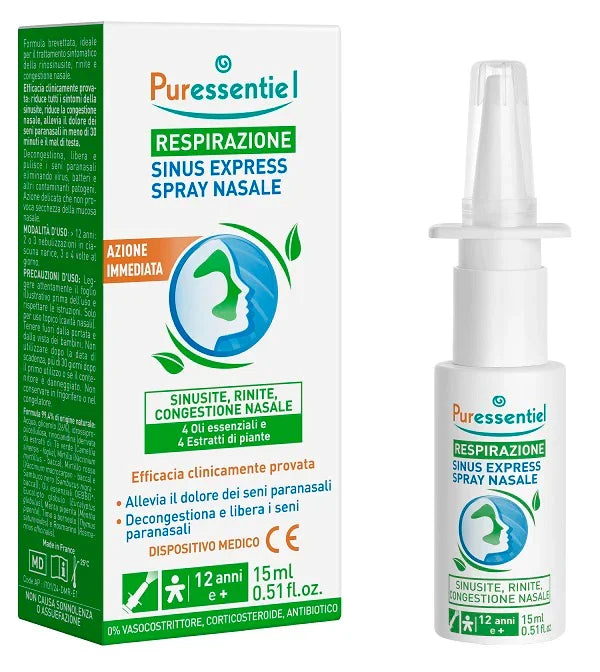 PURESSENTIEL SINUS SPRAY RESPIRAZIONE 15 ML - Farmaspeed