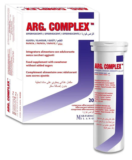 ARG COMPLEX 20 COMPRESSE EFFERVESCENTI - Farmaspeed