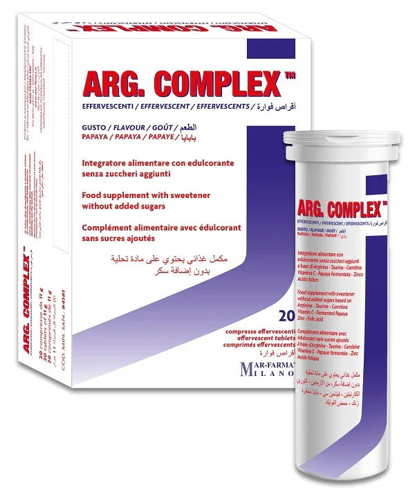 ARG COMPLEX 20 COMPRESSE EFFERVESCENTI - Farmaspeed