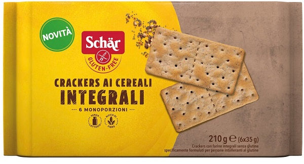 SCHAR CRACKERS CEREALI INTEGRALI 6 PEZZI DA 35 G