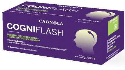 COGNIFLASH AGRUMI 10 FLACONCINI 10 ML SENZA GLUTINE NATURALMENTE PRIVO DI LATTOSIO