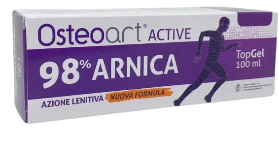OSTEOART ACTIVE 98% ARNICA TOP GEL 100 ML AZIONE LENITIVA NUOVA FORMULA