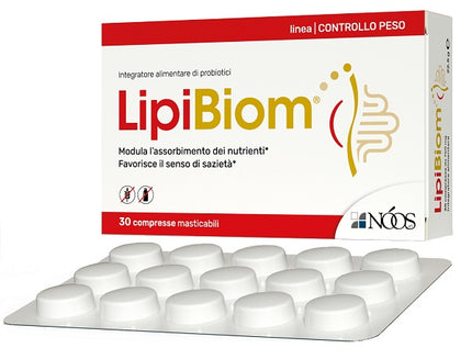 LIPIBIOM 30 COMPRESSE MASTICABILI SENZA GLUTINE SENZA LATTOSIO