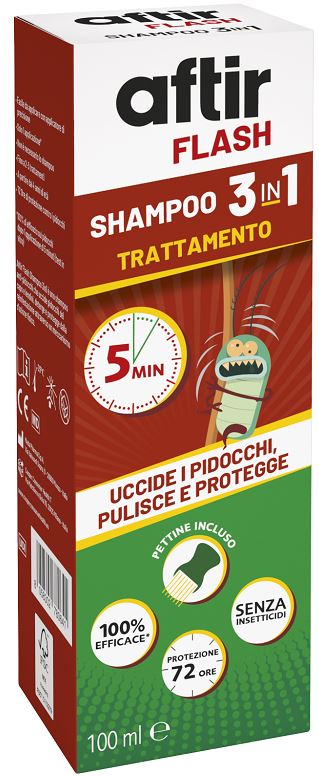 AFTIR FLASH SHAMPOO 3 IN 1 100 ML