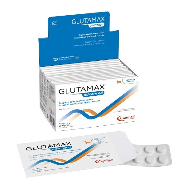 GLUTAMAX ADVANCED 120 COMPRESSE APPETIBILI DA 2 G