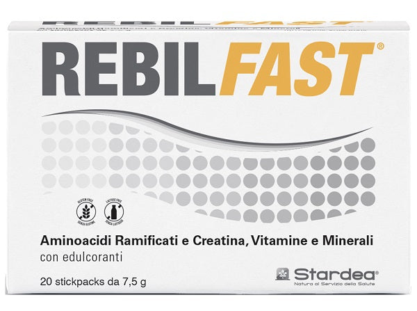 REBILFAST 20 STICKPACK 7,5 G SENZA GLUTINE SENZA LATTOSIO