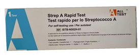 TEST ANTIGENICO RAPIDO ALLTEST STREP A RILEVAZIONE QUALITATIVA ANTIGENI STREPTOCOCCO A NEI CAMPIONI DI TAMPONE FARINGEO AUTO RACCOLTI