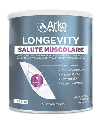 LONGEVITY SALUTE MUSCOLARE 285 G GUSTO FRUTTATO