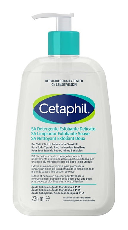 CETAPHIL SA DETERGENTE ESFOLIANTE DELICATO 236 ML