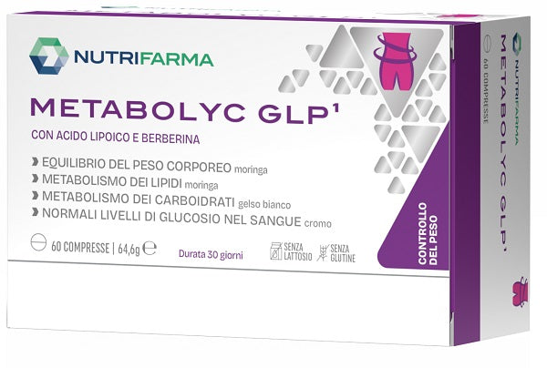 METABOLYC GLP 1 60 COMPRESSE SENZA GLUTINE E LATTOSIO