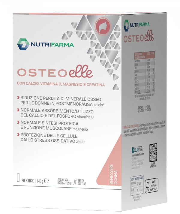 OSTEOELLE 20 STICK SENZA GLUTINE E LATTOSIO
