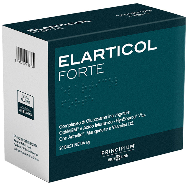 PRINCIPIUM ELARTICOL FORTE 20 BUSTINE DA 4 G CON EDULCORANTE SENZA GLUTINE