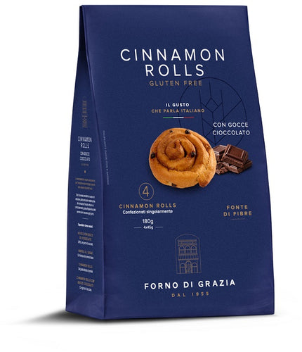 FDG CINNAMON ROLLS GOCCE CIOCCOLATO 4 PEZZI DA 45 G