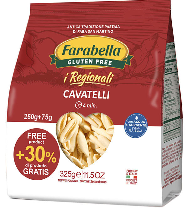 FARABELLA CAVATELLI I REGIONALI PASTA FRESCA STABILIZZATA 325 G PROMO