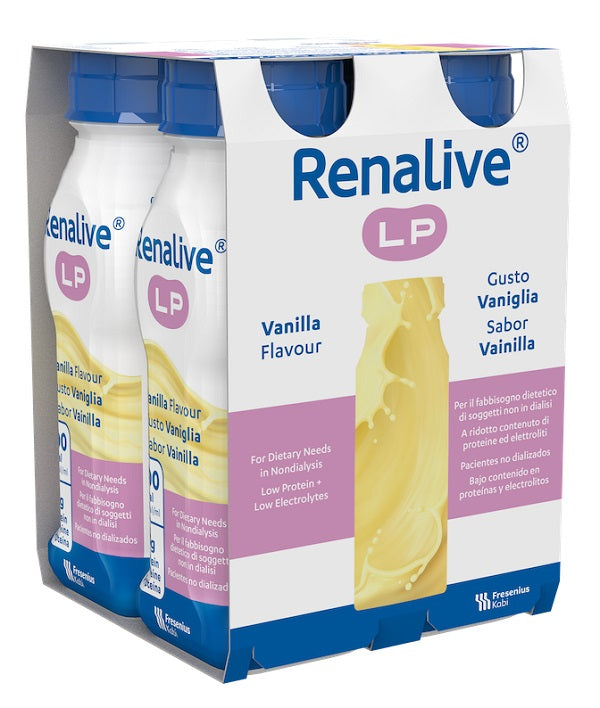 RENALIVE LP VANIGLIA 4 FLACONI DA 200 ML