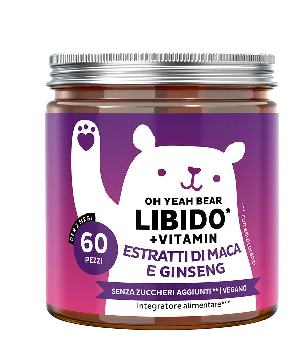 BEARS WITH BENEFITS OH YEAH BEAR LIBIDO VITAMIN 60 CARAMELLE GOMMOSE