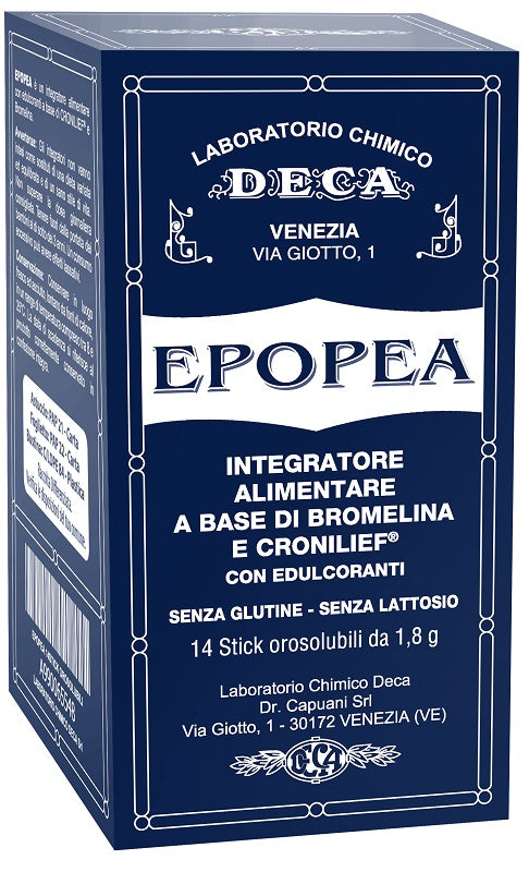 EPOPEA 14 STICK OROSOLUBILI DA 1,8 G CON EDULCORANTI SENZA GLUTINE SENZA LATTOSIO