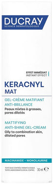 KERACNYL MAT GEL CREMA OPACIZZANTE EFFETTO ANTI-LUCIDO PELLE MISTA-GRASSA PORI DILATATI 30 ML