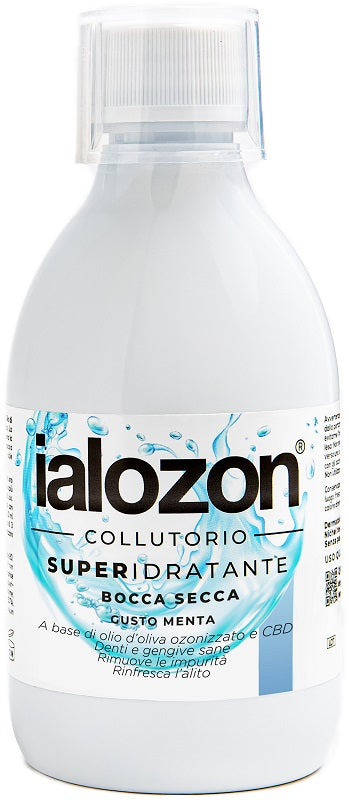 IALOZON COLLUTORIO SUPER IDRATANTE BOCCA SECCA 300 ML GUSTO MENTA PER USO QUOTIDIANO