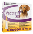 VECTRA 3D*3PIP 1,5-4KG GIALLO - Farmaspeed