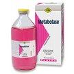 Metabolase*soluz 1 vial iv sc en 500 ml large cattle ruminants equines pigs sheep goats rabbits dogs cats