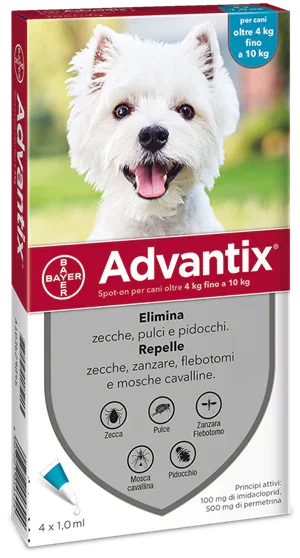 ADVANTIX SPOT ON*4PIP 4-10KG - Farmaspeed