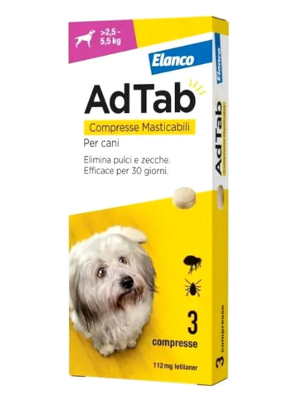 ADTAB*3CPR 112MG CANI2,5-5,5KG - Farmaspeed