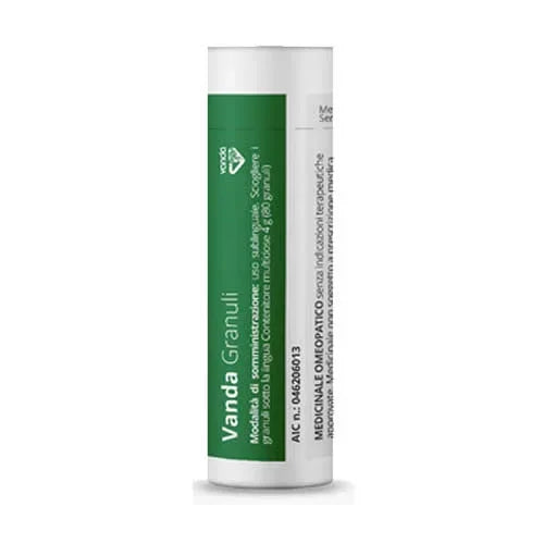 VANDA 50 GRANULI 1 CONTENITORE MULTIDOSE IN PP DA 4 G (80 GRANULI) CON TAPPO DISPENSATORE IN PS - Farmaspeed