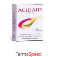 acid aid papaya 20 compresse masticabili