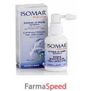 isomar orecchie acqua di mare spray no gas per irrigazione dell'orecchio 50ml