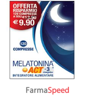 melatonina act 1mg +3 complex 120 compresse 18 g